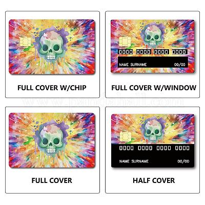 Прямоугольные пластиковые водонепроницаемые наклейки для карт из ПВХ DIY-WH0432-178-1