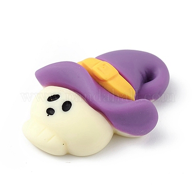 Кабошоны из непрозрачной смолы на тему Хэллоуина RESI-D066-A07-1