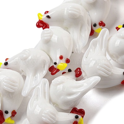 Бусы лэмпворк ручной работы LAMP-L079-01-1