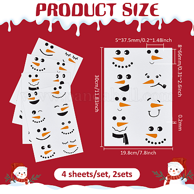 Декоративные наклейки с эффектом пвх&nbsp;DIY-WH0683-80C-1