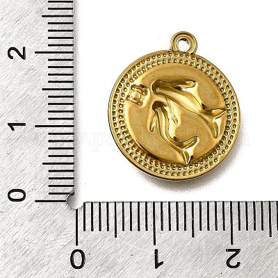 Подвески из нержавеющей стали 304 с эмалью STAS-Z163-19G-04-1