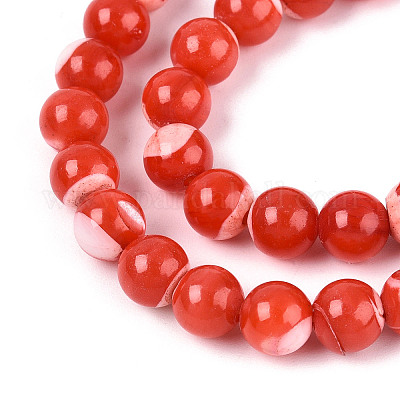 Нити бусин из натуральных перламутровых ракушек-трохусов SSHEL-T012-06-1