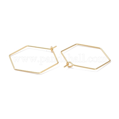 Фурнитура для сережек-колец из нержавеющей стали 316 X-STAS-K216-03B-G-1