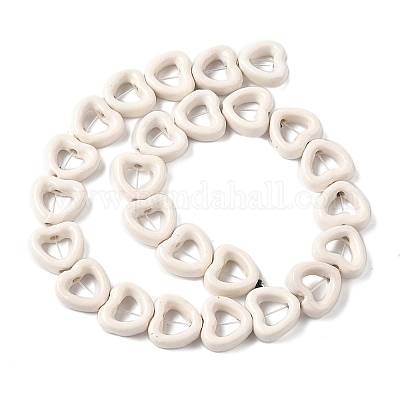 Фарфора ручной работы бисер нитей PORC-Z002-01-1