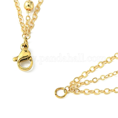 3 слоистые ожерелья NJEW-JN02560-1