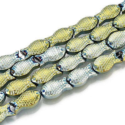 Стеклянные бусины с гальваническим покрытием  X1-EGLA-T025-03E-1