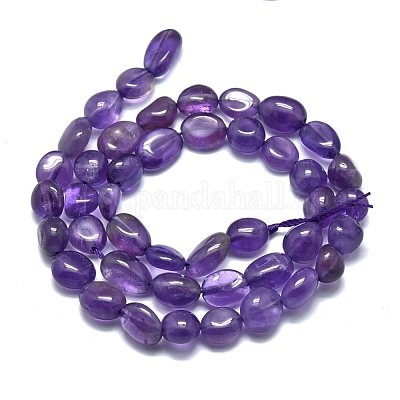 Natürlichen Amethyst Perlen Stränge&nbsp;G-O186-B-05-1