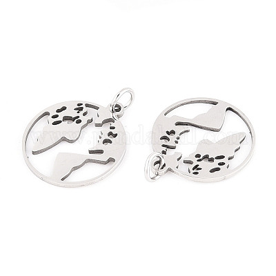 Подвески из нержавеющей стали 201 STAS-S105-T562D-1-1