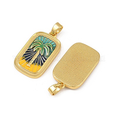 Латунь эмаль подвески KK-L190-010G-02-1