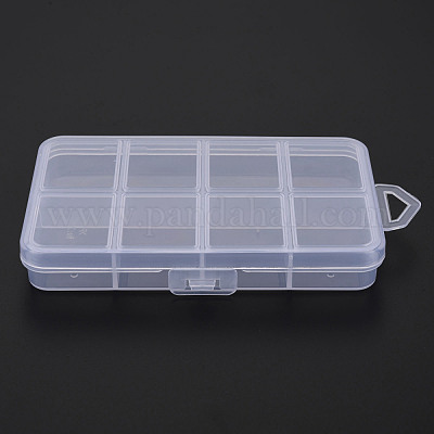 Wholesale 8 Compartments Polypropylene(PP) Bead Storage Containers