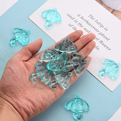 Прозрачные акриловые подвески TACR-T024-01B-946-1