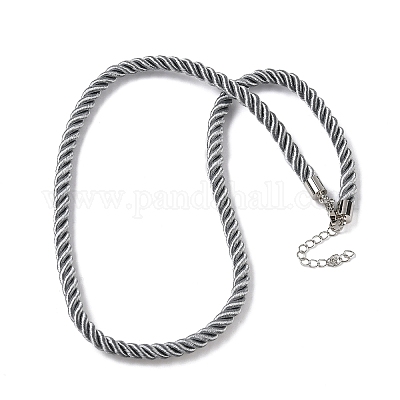 Изготовление ожерелья из нейлонового витого шнура толщиной 5 мм FIND-G096-01P-28-1