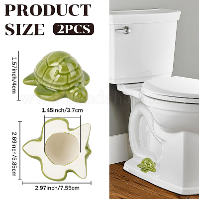 Керамический орнамент в виде морской черепахи DJEW-WH20816-001C-1