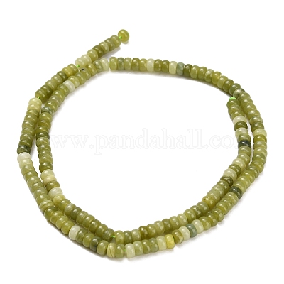 Натуральные китайские бусины из южного нефрита G-Z110-B21-2x4mm-1