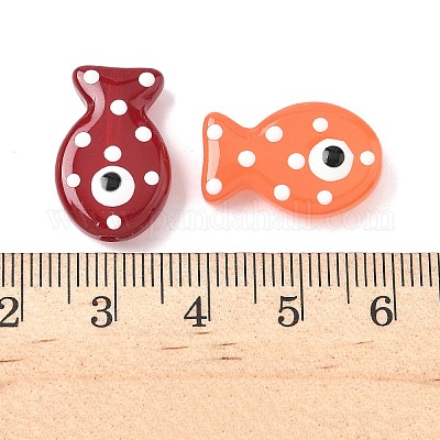 Бусины из стеклянной эмали LAMP-D303-04-1