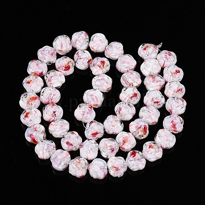 Бусы лэмпворк ручной работы LAMP-T021-26C-1