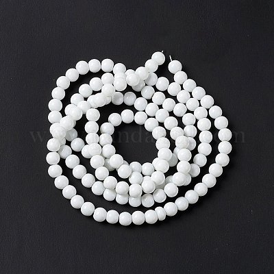 Окрашенные стеклянные бусины  DGLA-S071-6mm-01-1