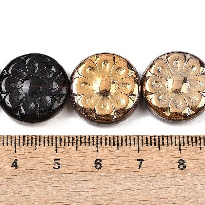 Чешские прессованные стеклянные бусины GLAA-I061-48B-1