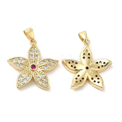 Латунные микро проложить кубического циркония подвески KK-M249-05G-1