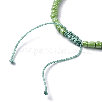 6шт 6 цвета браслеты из стеклянного бисера BJEW-JB09991-1