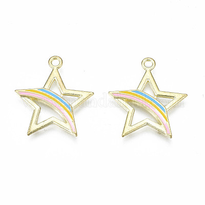 Подвески из эмали и сплава ENAM-S115-177A-1