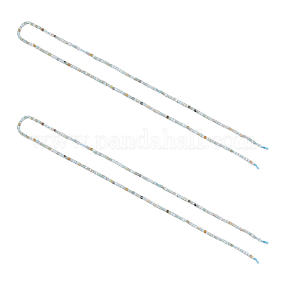 2 нити натуральных цветочных бусин амазонита нити G-FI0001-05-1