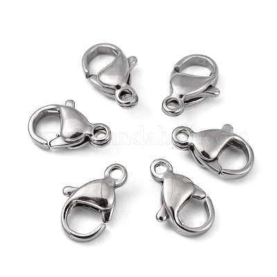 Wholesale Polished 316 Stainless Steel Large Lobster Claw Swivel Clasps 