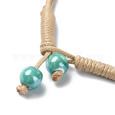 Браслеты из плетеных бусин из полиэстера BJEW-JB11362-1