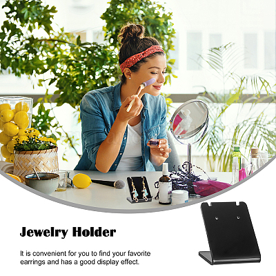 10 шт. органическое стекло для демонстрации сережек EDIS-PH0001-11B-1