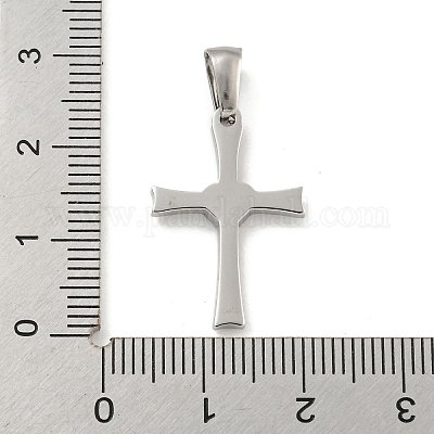 Подвески из нержавеющей стали 304 с кубическим цирконием STAS-C102-05P-1