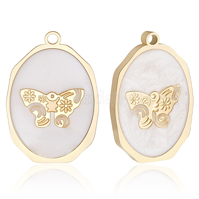 10 шт. ионное покрытие (IP) 316 хирургическая нержавеющая сталь подвески STAS-BBC0008-01-1