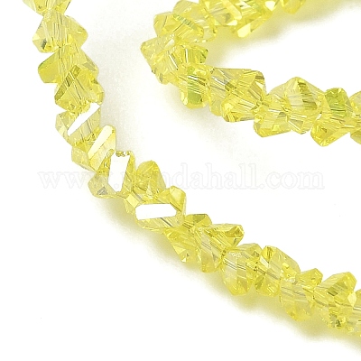 Гальванизируйте прозрачное стекло бисер нитей EGLA-P061-04C-AB01-1