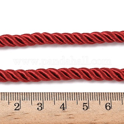 Изготовление ожерелья из нейлонового витого шнура толщиной 5 мм FIND-G096-01P-24-1