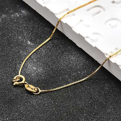 925スターリングシルバーベネチアンチェーンネックレス スプリング 