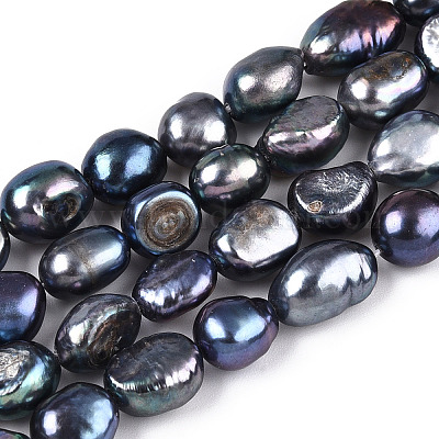 Нити из натурального культивированного пресноводного жемчуга PEAR-N014-07I-1