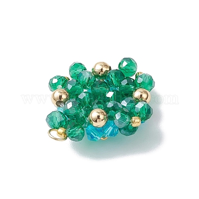 Подвески из стекла с имитацией австрийского хрусталя в форме биконуса PALLOY-MZ00945-01-1