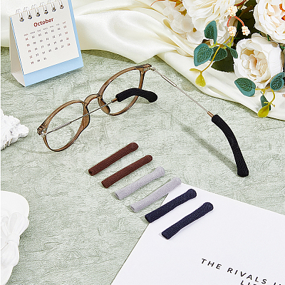 4 пара 4-цветных шерстяных ниток для очков с ушками FIND-HY0003-10-1