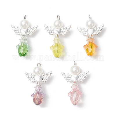 Подвески в виде ангела и цветка PALLOY-JF03792-1