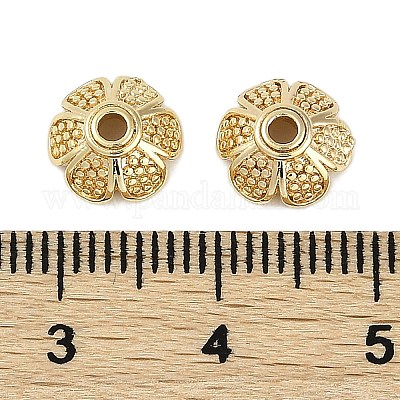 Шапочки и конусы для бусин KK-I719-12G-1