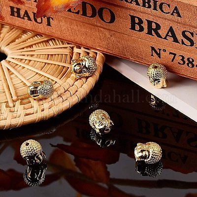 Латунные бусины&nbsp;KK-AR0001-21G-1