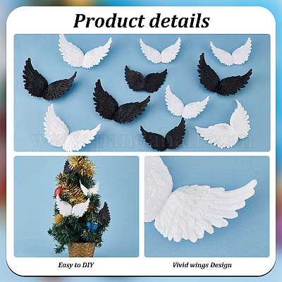 24pcs wings for crafts Wing Decoration Angel Wing for Crafts Angel Wing
