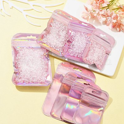 40 шт. 4 стиля пластиковой лазерной упаковки инь-ян пакеты с застежкой-молнией OPP-FS0001-01-1