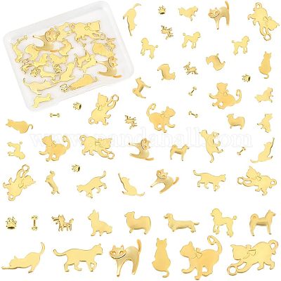 Кабошоны из сплава 84шт 14 стиля PALLOY-OC0002-95-1