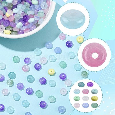 120 шт. окрашенные в процессе выпечки бусины из искусственного нефрита DGLA-FS0001-22-1