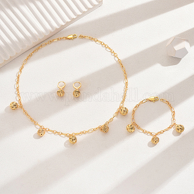 Винтажные латунные полые круглые браслеты GZ9397-1