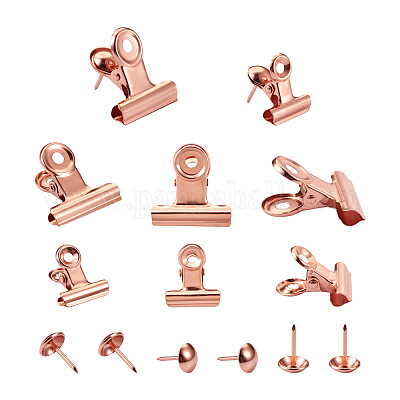 Железные зажимы и булавки с круглой головкой AJEW-TA0001-14RG-1