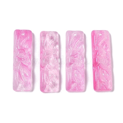 Стеклянные кулоны с краской для выпечки GLAA-S202-16F-1