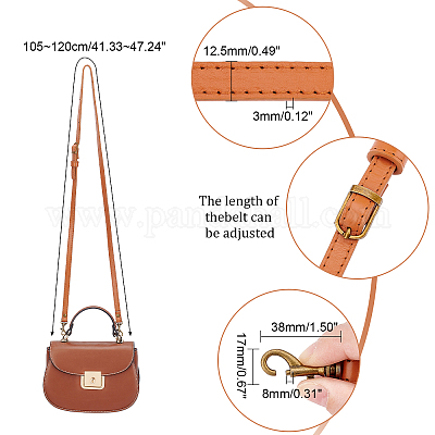 Shop CHGCRAFT 30×1.5 Inches Adjustable Shoulder Strap Adjustable Canvas Strap  Replacement with Alloy Swivel Clasps for Handbag Shoulder Bag Crossbody Bag  Purse for Jewelry Making - PandaHall Selected