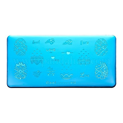 Штемпельные пластины для ногтей из нержавеющей стали MRMJ-Q068-010-1