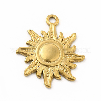 Pendentifs en acier inoxydable 304&nbsp;STAS-M305-09G-1